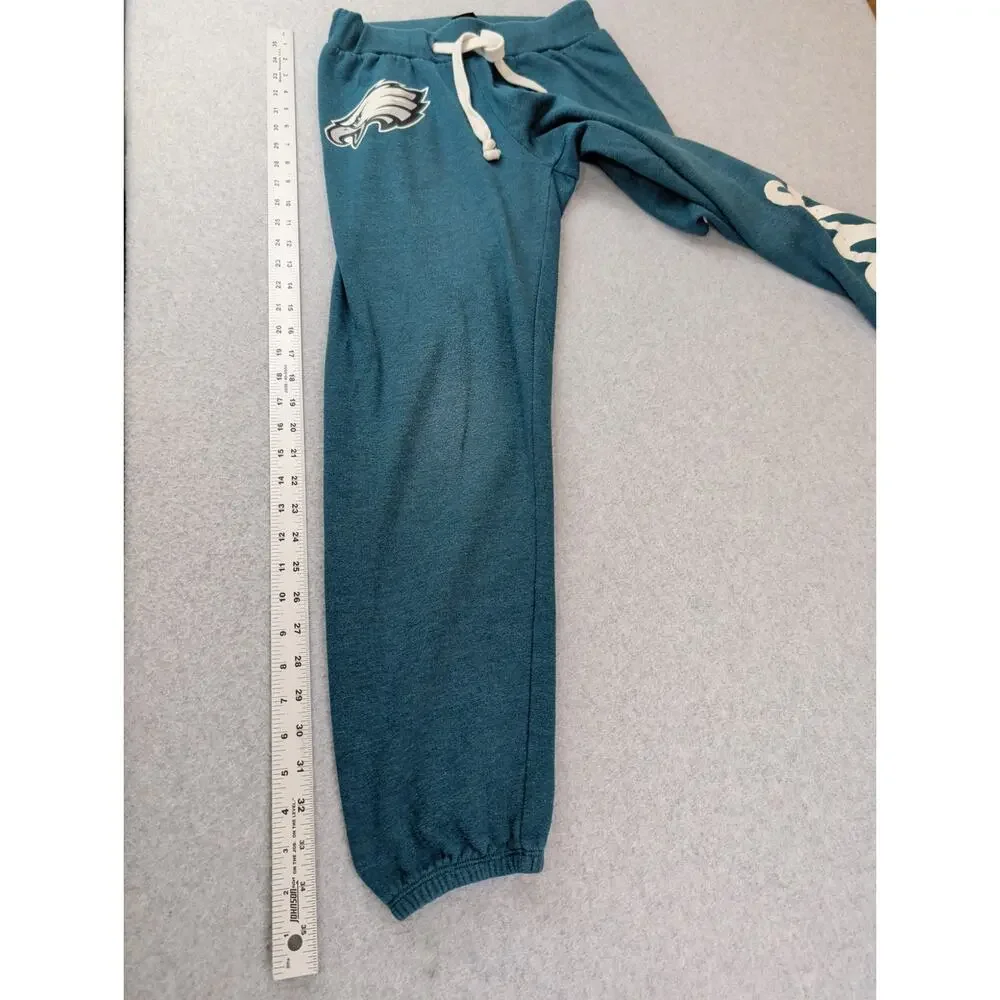 NFL Philadelphia Eagles Womens Jogger Sweatpants SMALL Midnight Green Lounge